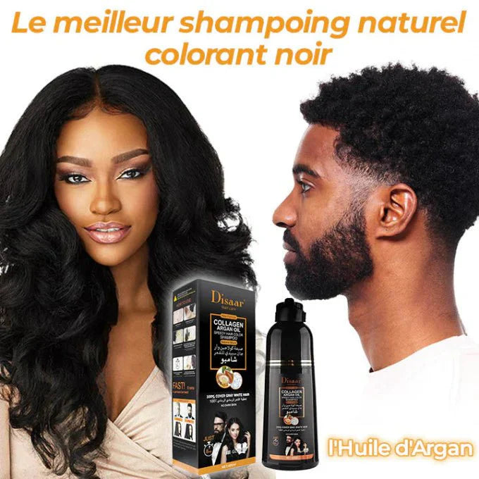 DISAAR huile d'Argan Marocaine -Eliminez les Cheveux Gris ! | Garantie Satisfait ou Remboursé