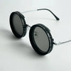 Lunettes De Soleil Rondes Polarisées À Teinte Réglable